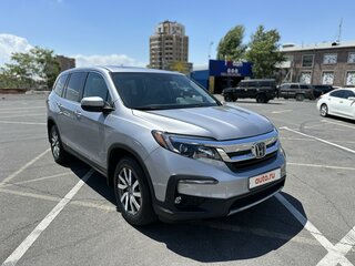 2022 Honda Pilot 9AT III Рестайлинг, серебристый, 3250000 рублей, вид 4