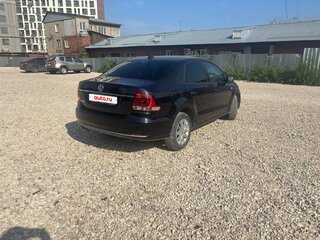 2018 Volkswagen Polo V Рестайлинг, чёрный, 1390000 рублей, вид 5