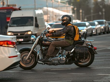 2007 Harley-Davidson Fat Boy, чёрный, 1100000 рублей, вид 1
