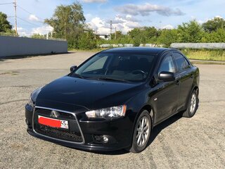 2014 Mitsubishi Lancer X Рестайлинг, чёрный, 980000 рублей, вид 1