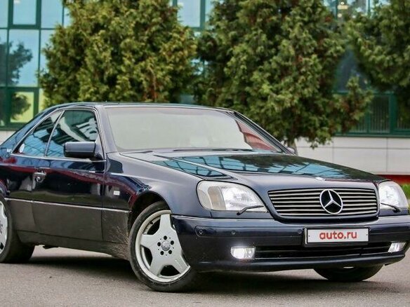 1998 Mercedes-Benz CL-Класс 600 I (C140), синий - вид 2
