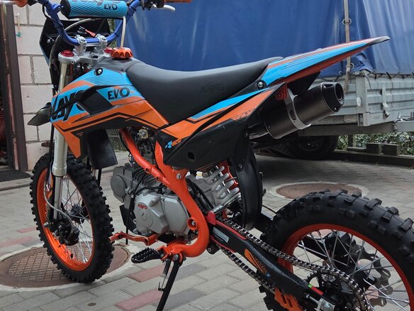 2022 Kayo Evolution YX125EM, чёрный, 95000 рублей - вид 9