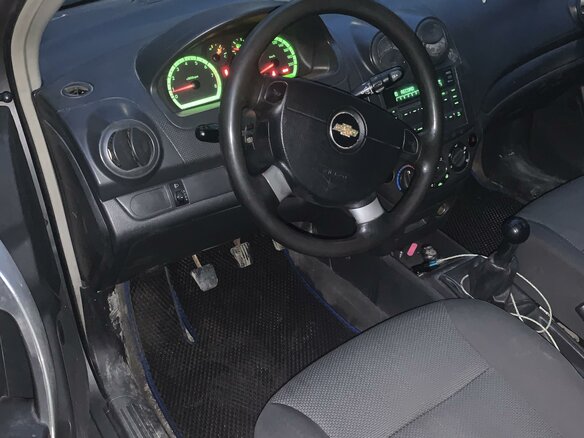 2009 Chevrolet Aveo I Рестайлинг, серый, 150000 рублей - вид 6