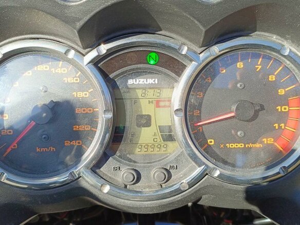 2007 Suzuki V-Strom 1000, синий, 420000 рублей - вид 9