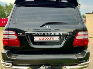 2003 Toyota Land Cruiser Cygnus 100 Series Рестайлинг 1, чёрный, 2000000 рублей, вид 3