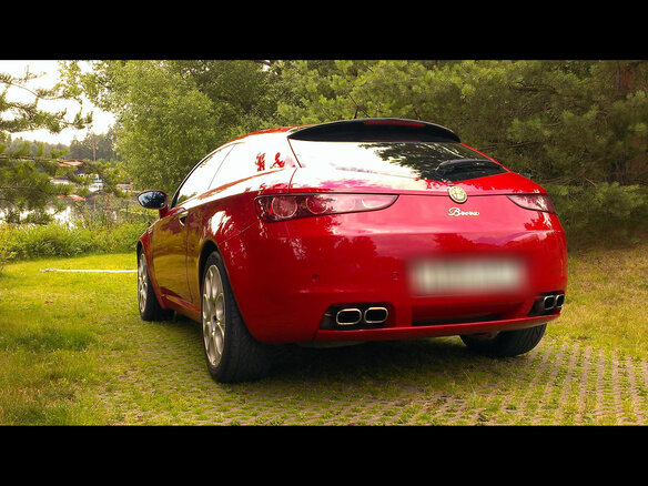 2008 Alfa Romeo Brera I, красный - вид 1