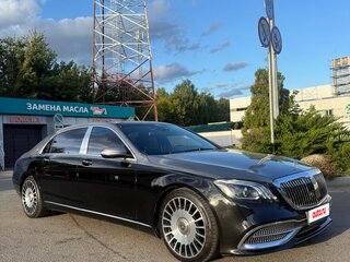 2016 Mercedes-Benz Maybach S-Класс 500 I (X222), чёрный, 2999000 рублей, вид 4