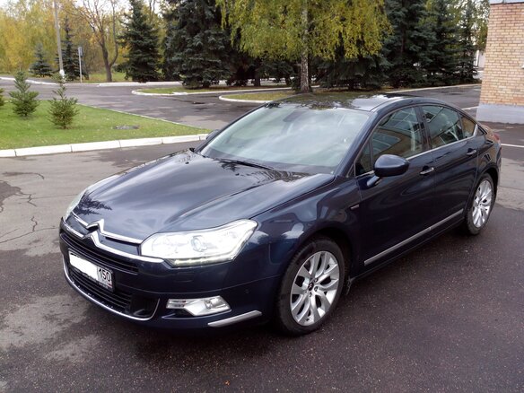 2012 Citroen C5 II, синий