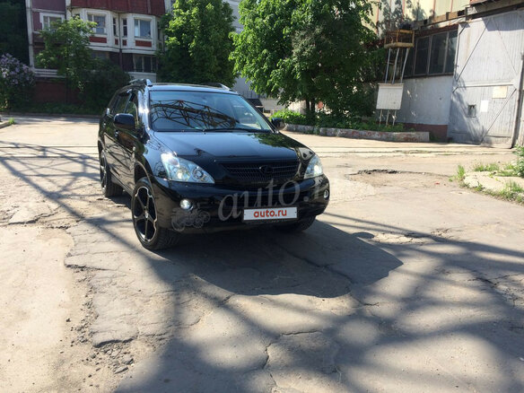 2007 Lexus RX 400h II Рестайлинг, чёрный - вид 3