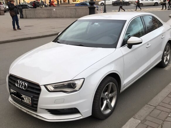 2013 Audi A3 III (8V), белый, 1190000 рублей