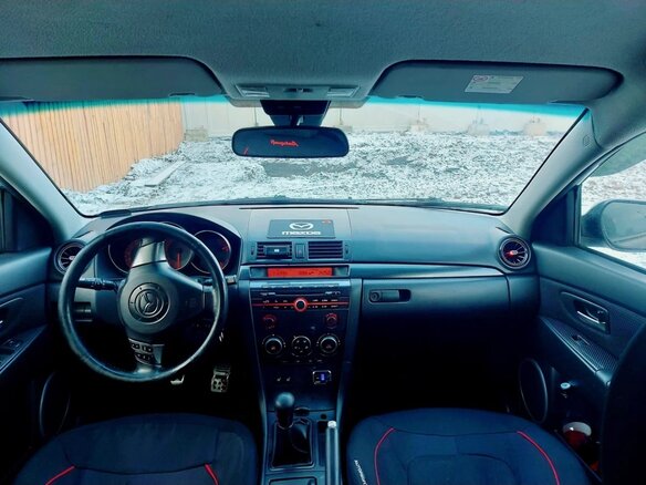 2007 Mazda 3 I (BK) Рестайлинг, чёрный, 460000 рублей - вид 6