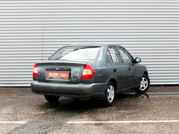 2007 Hyundai Accent ТагАЗ II, серый - вид 1