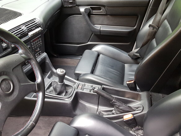 1995 BMW M5 II (E34), синий - вид 2