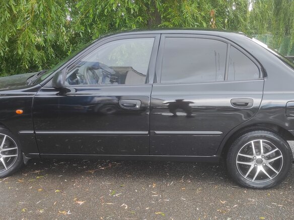 2006 Hyundai Accent ТагАЗ II, чёрный, 475000 рублей - вид 5