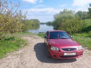 2004 Hyundai Accent ТагАЗ II, красный, 250000 рублей, вид 1