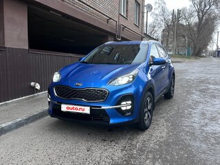 2019 Kia Sportage IV Рестайлинг, синий, 1650000 рублей, вид 3