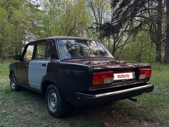 2007 Lada (ВАЗ) 2107, пурпурный, 120000 рублей - вид 4