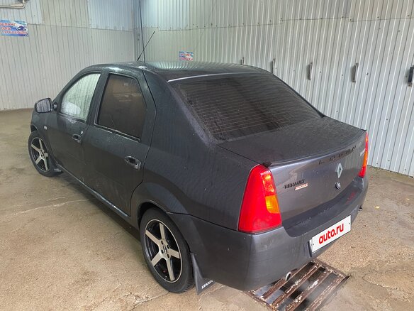 2009 Renault Logan I, серый, 340000 рублей - вид 7