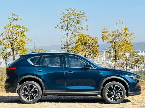 2022 Mazda CX-5 II Рестайлинг, синий - вид 2