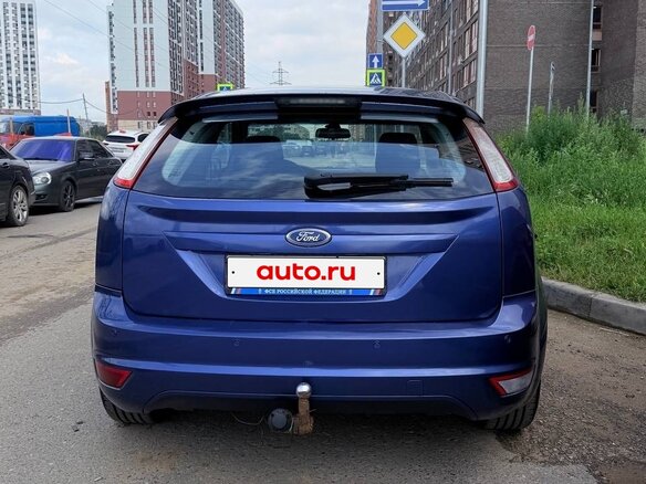 2008 Ford Focus II Рестайлинг, синий - вид 4