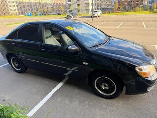 2007 Kia Cerato I Рестайлинг, чёрный, 370000 рублей, вид 2