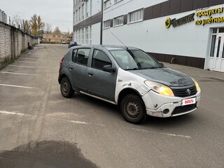 2010 Renault Sandero I, белый, 160000 рублей, вид 3