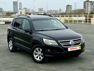 2009 Volkswagen Tiguan I, чёрный, 989000 рублей, вид 3