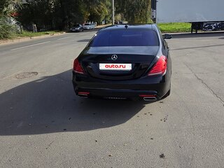 2015 Mercedes-Benz S-Класс 350 CDI BlueTEC Long 7G-TRONIC VI (W222, C217), чёрный, 2500000 рублей, вид 2