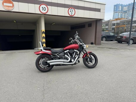 2008 Yamaha XV 1700 Warrior, красный, 715000 рублей, вид 5