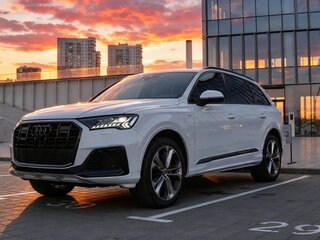 2022 Audi Q7 55 TFSI II (4M) Рестайлинг, белый, 4100000 рублей, вид 5