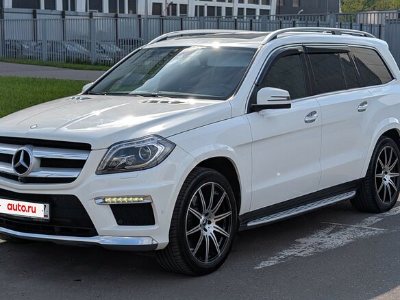 2014 Mercedes-Benz GL-Класс 400 II (X166), белый