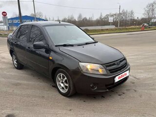 2014 Lada (ВАЗ) Granta I, синий, 299000 рублей, вид 1