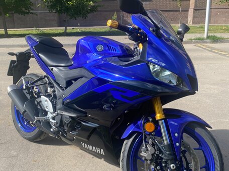 2020 Yamaha YZF-R3, синий, 540000 рублей, вид 1