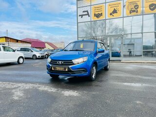 2018 Lada (ВАЗ) Granta I Рестайлинг, синий, 719000 рублей, вид 2