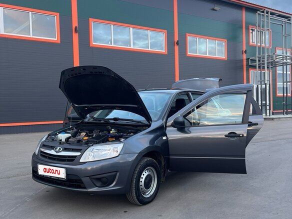 2018 Lada (ВАЗ) Granta I, серый, 485000 рублей - вид 1