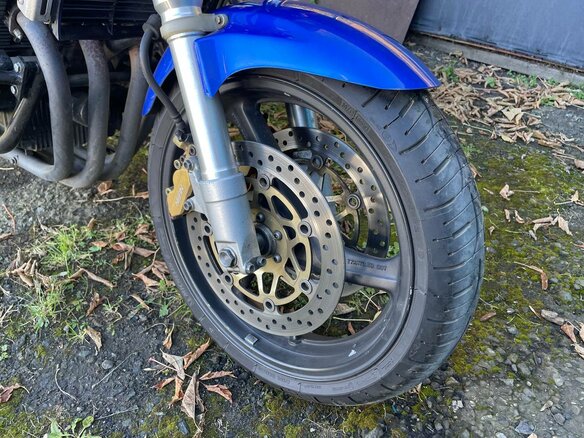2001 Honda CB 400 Super Four, синий, 400000 рублей - вид 12