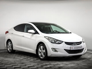 2013 Hyundai Elantra V (MD) Рестайлинг, белый, 699896 рублей, вид 3