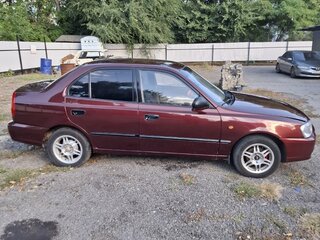 2008 Hyundai Accent ТагАЗ II, красный, 335000 рублей, вид 3