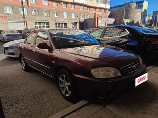 2006 Kia Spectra I Рестайлинг 2, красный, 133000 рублей, вид 1