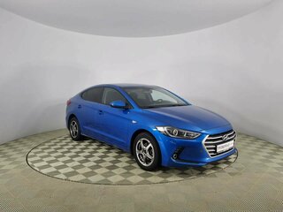 2017 Hyundai Elantra VI (AD), синий, 1020000 рублей, вид 3