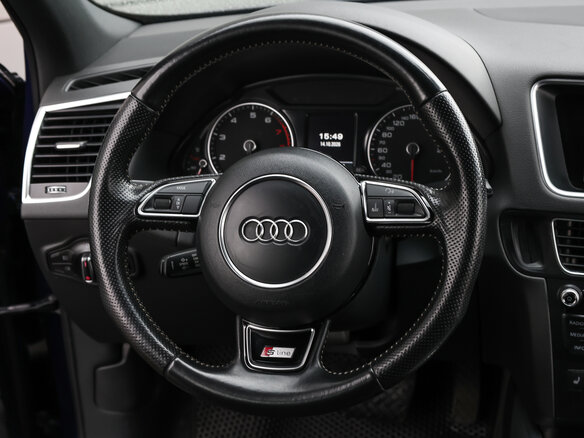 2015 Audi Q5 I (8R) Рестайлинг, синий, 1898000 рублей - вид 16