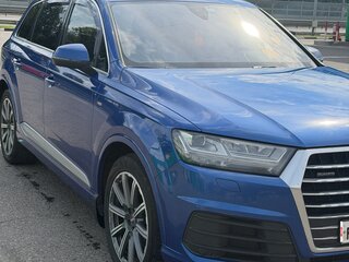 2016 Audi Q7 II (4M), синий, 3450000 рублей, вид 2