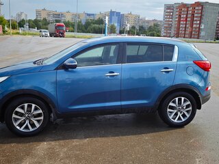 2015 Kia Sportage III Рестайлинг, синий, 1350000 рублей, вид 5