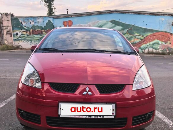 2007 Mitsubishi Colt CZ3 VI (Z20/Z30), красный, 800000 рублей - вид 1