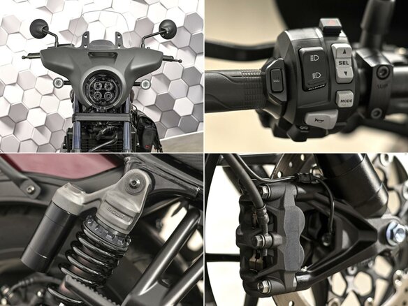 2022 Honda CMX 1100 Rebel, красный, 999000 рублей - вид 9