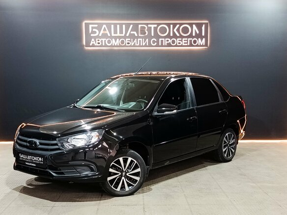 2023 Lada (ВАЗ) Granta I Рестайлинг, чёрный - вид 1