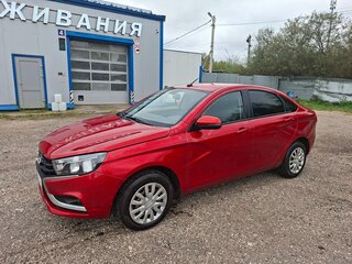2017 Lada (ВАЗ) Vesta I, красный, 720000 рублей, вид 1