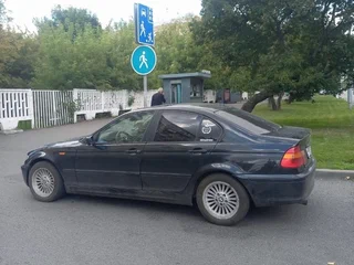 2002 BMW 3 серии N42 316i IV (E46) Рестайлинг, чёрный, 520000 рублей, вид 1