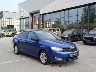 2019 Skoda Rapid I Рестайлинг, синий, 1012000 рублей, вид 3