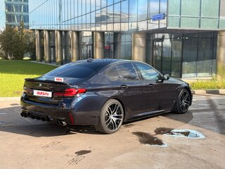2020 BMW 5 серии 540i xDrive VII (G30/G31/G38) Рестайлинг, чёрный, 5200000 рублей, вид 4